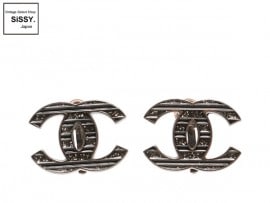 CHANELシャネル ココマーク イヤリング シルバー 10C|アクセサリー