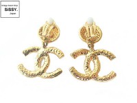 CHANEL シャネル ココマーク ヴィンテージ イヤリング 95A|アクセサリー