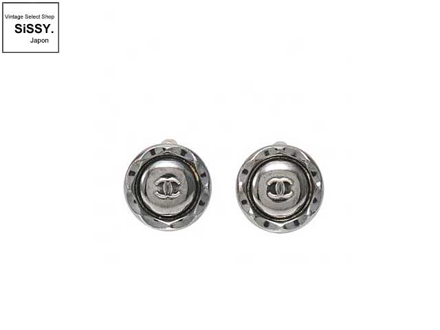 CHANEL シャネル イヤリング ココマーク シルバー 96P