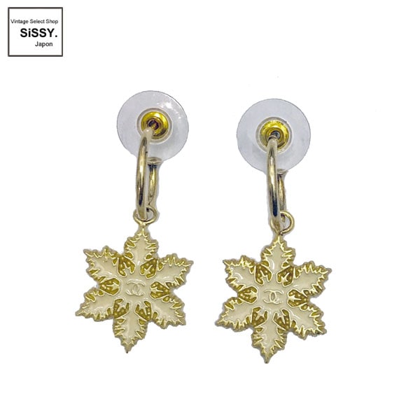 ■シャネル■ ピアス 雪の結晶 ココマーク ゴールド 01A 【CHANEL】