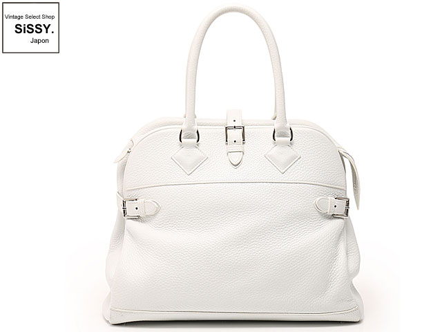 HERMES エルメス アトラス35 ハンドバッグ トリヨンクレマンス 白 □M刻印