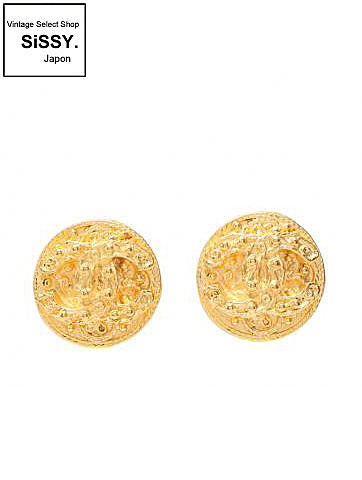 CHANEL シャネル ココマーク ヴィンテージ イヤリング メタル ゴールド 94A