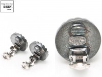 CHANEL シャネル ココマーク ヴィンテージ イヤリング メタル シルバー/ブラック 96A|アクセサリー