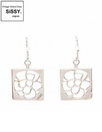 CHANEL シャネル カメリア ピアス SV925 シルバー|アクセサリー