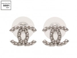 シャネル ■CHANEL■ ココマーク ピアス メタル シルバー 07P|アクセサリー