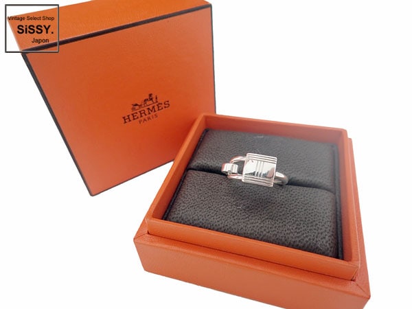 エルメス ■HERMES■ リング 指輪 ケリー バッグモチーフ シルバー SV925