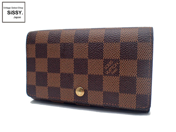 ■ルイ・ヴィトン■ 長財布 ダミエ ポルトフォイユ・トレゾール N61736 【LOUIS VUITTON】