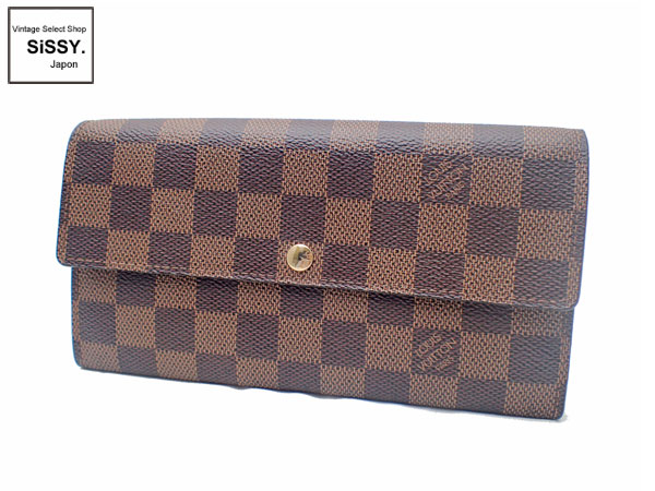 ルイ・ヴィトン ■LOUIS VUITTON■ 長財布 ダミエ ポルトフォイユ・トレゾール N61734