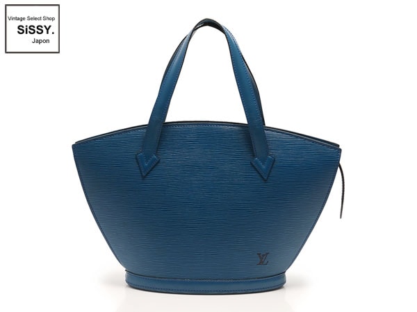 ルイヴィトン ■LOUIS VUITTON■ ハンドバッグ エピレザー サンジャック ブルー M52275