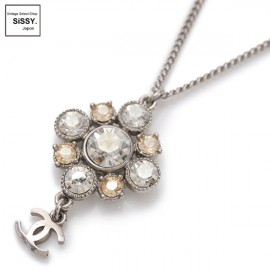 ■シャネル■ ネックレス ラインストーン ココマーク シルバー C11V 【CHANEL】|アクセサリー