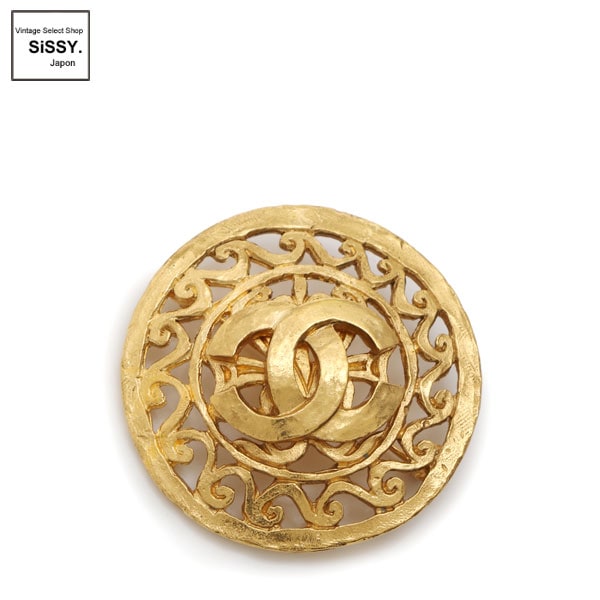 ■シャネル■ ブローチ ココマーク ゴールド ヴィンテージ 95A 【CHANEL】