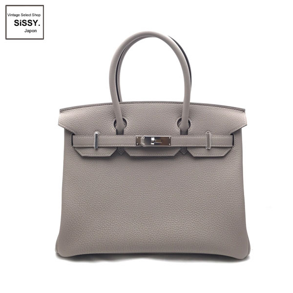 ■エルメス■ バーキン30 トゴ グリアスファルト シルバー金具 A刻印【HERMES】