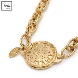 ■シャネル■ ロングネックレス コインモチーフ ゴールド 【CHANEL】|アクセサリー