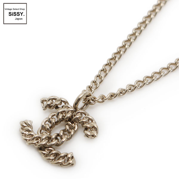 ■シャネル■ ココマーク ネックレス チェーンデザイン シルバー 06A 【CHANEL】