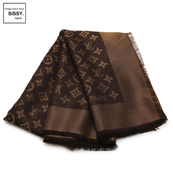 ■ルイ・ヴィトン■ ショール モノグラム シャイン ルレックス マロン 【LOUIS VUITTON】