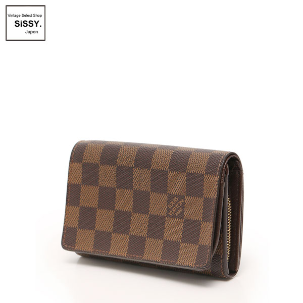 ■ルイ・ヴィトン■ ダミエ L字ファスナー 財布 ポルトフォイユ トレゾール N61736 【LOUIS VUITTON】