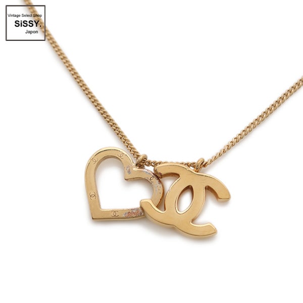 ■シャネル■ ココマーク ネックレス ゴールド ハートモチーフ 04P【CHANEL】