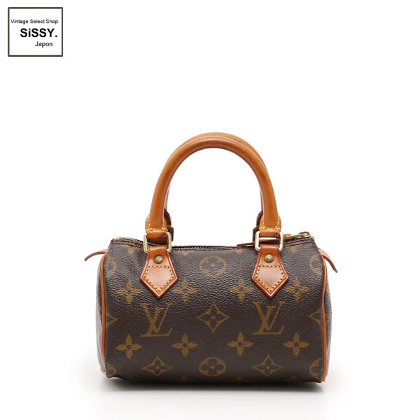■ルイヴィトン■ ミニスピーディ モノグラム ハンドバッグ PVC レザー ブラウン M41534 【LOUIS VUITTON】