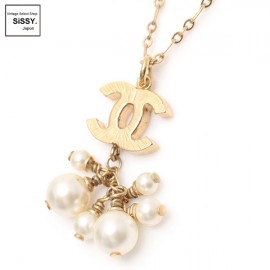 ■シャネル■ ココマーク ネックレス フェイクパール ゴールド 07P 【CHANEL】|アクセサリー