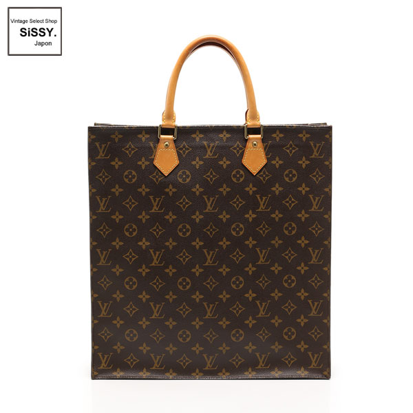 ■ルイヴィトン■ サックプラ モノグラム トートバッグ PVC レザー ブラウン M51140 【LOUIS VUITTON】
