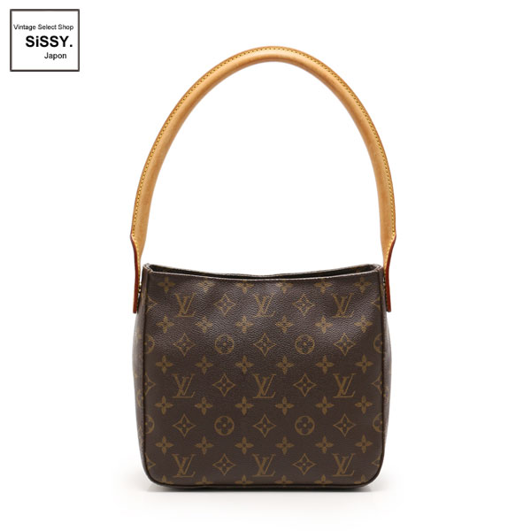 ■ルイヴィトン■ ルーピングMM モノグラム ショルダーバッグ PVC レザー ブラウン M51146 【LOUIS VUITTON】