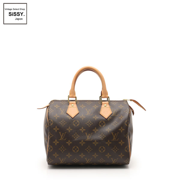■ルイヴィトン■ スピーディ25 モノグラム ハンドバッグ PVC レザー ブラウン M41528 【LOUIS VUITTON】