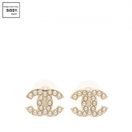 ■シャネル■ ココマーク ピアス フェイクパール ゴールド 09V 【CHANEL】|アクセサリー