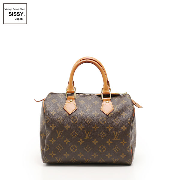 ■ルイ・ヴィトン■ スピーディ25 モノグラム ハンドバッグ PVC レザー ブラウン M41528 【LOUIS VUITTON】
