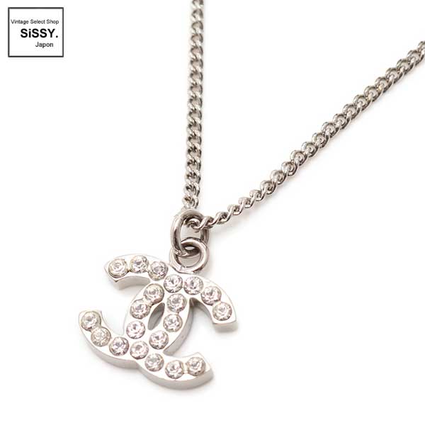 ■シャネル■ ココマーク ネックレス シルバー B12V 【CHANEL】