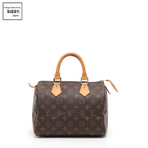 ■ルイ・ヴィトン■ スピーディ25 モノグラム ハンドバッグ PVC レザー ブラウン M41528 【LOUIS VUITTON】