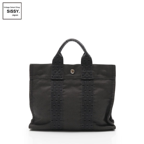 ■エルメス■ エールラインPM トートバッグ キャンバス グレー 【HERMES】