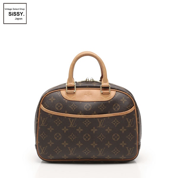■ルイ・ヴィトン■ トゥルーヴィル モノグラム ハンドバッグ PVC レザー ブラウン M42228 【LOUIS VUITTON】