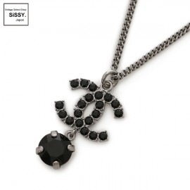 ■シャネル■ ココマーク ネックレス ラインストーン ブラック B18S 【CHANEL】|アクセサリー
