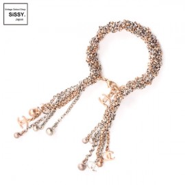 ■シャネル■ ブレスレット シルバー ピンクゴールド 06C 【CHANEL】