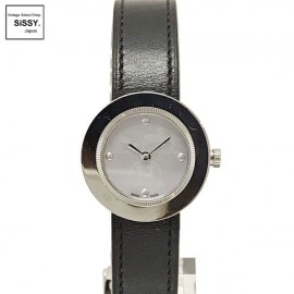 ■エルメス■ レディース 腕時計 パスパスPM ブルーシェル 革ベルト □J刻印 PP1.210.215/G-VGE 【HERMES】|時計