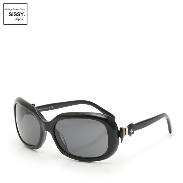 ■シャネル■ サングラス ココマーク ブラック サイドリボン 5170-A 【CHANEL】