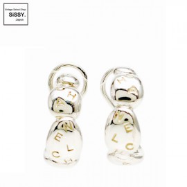 ■シャネル■ ロゴ フープイヤリング SV925 シルバー 【CHANEL】|アクセサリー