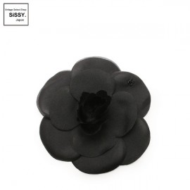 ■シャネル■ カメリア ココマーク コサージュ ブラック 17C 【CHANEL】|アクセサリー