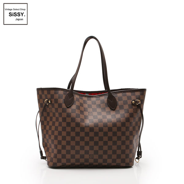 ■ルイ・ヴィトン■ ダミエ ネヴァーフルMM ショルダーバッグ PVC レザー エベヌ ブラウン N51105 【LOUIS VUITTON】