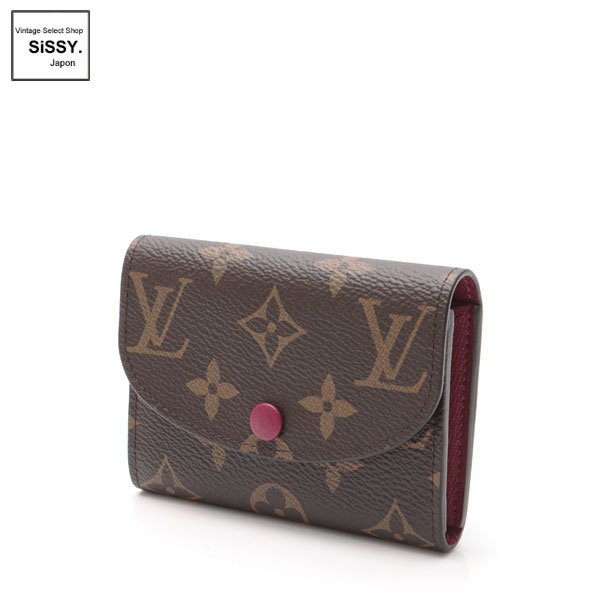 ■ルイ・ヴィトン■ ポルトモネ ロザリ モノグラム 小銭入れ コインケース PVC ブラウン フーシャ M62532【LOUIS VUITTON】