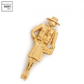 ■シャネル■ マドモアゼル ブローチ ゴールド 【CHANEL】|アクセサリー