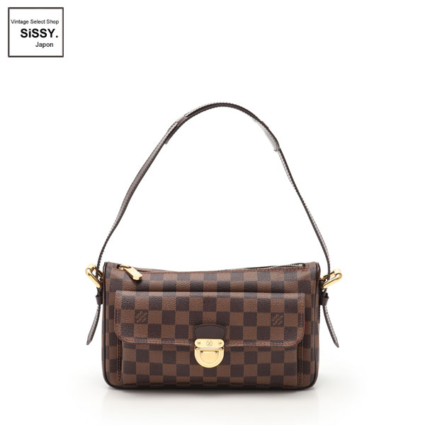 ■ルイヴィトン■ ダミエ ラヴェッロGM ショルダーバッグ PVC レザー エベヌ ブラウン N60006 【LOUIS VUITTON】