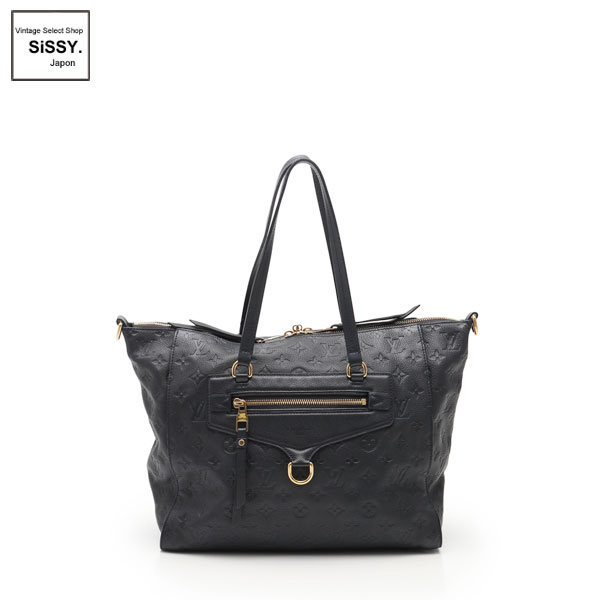 ■ルイヴィトン■ モノグラム アンプラント ルミニューズPM 2WAY トートバッグ レザー アンフィニ ブラック系 M93410 【LOUIS VUITTON】