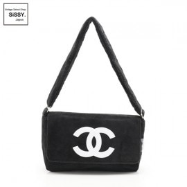 ■シャネル■ ココマーク ショルダーバッグ パイル ブラック ノベルティ  【CHANEL】|バッグ