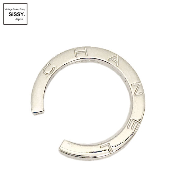 ■シャネル■ Cシグネチャーリング 指輪 K18WG 750 ホワイトゴールド ロゴ 約11号 【CHANEL】