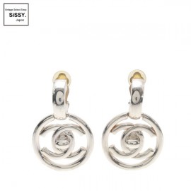 ■シャネル■ ココマーク ターンロック イヤリング シルバー 97P 【CHANEL】|アクセサリー