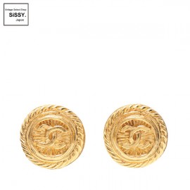 ■シャネル■ ココマーク イヤリング ゴールド サークル ヴィンテージ 【CHANEL】|アクセサリー
