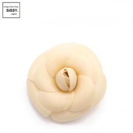 ■シャネル■ カメリア コサージュ ナイロン ベージュ ノベルティ 05C 【CHANEL】|アクセサリー