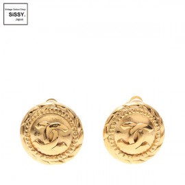 ■シャネル■ ココマーク イヤリング シルバー ラインストーン 06A 【CHANEL】|アクセサリー