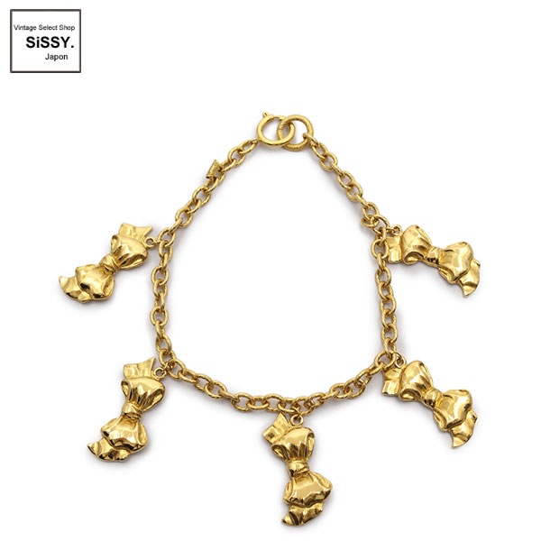 ■シャネル■ ネックレス ゴールド リボン ヴィンテージ 【CHANEL】